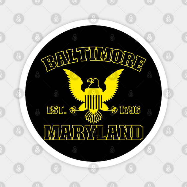 Baltimore Maryland Baltimore MD Magnet by TeeLogic